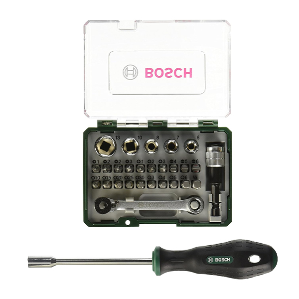 Bộ mũi vặn vít 27 món kèm tay cầm Bosch 2607017331 - Ảnh 3