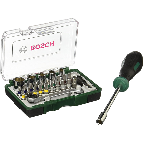 Bộ mũi vặn vít 27 món kèm tay cầm Bosch 2607017331 - Ảnh 4