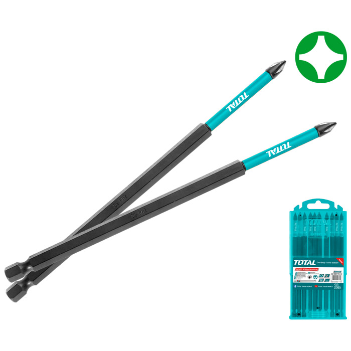 Bộ mũi vít bake 10 chi tiết Total TACIM16PH183 PH1x200mm