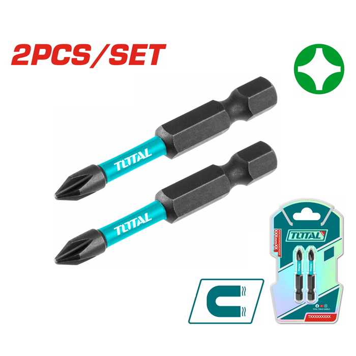 Bộ mũi vít bake 2 chi tiết Total TACIM71PH350 PH3x50mm