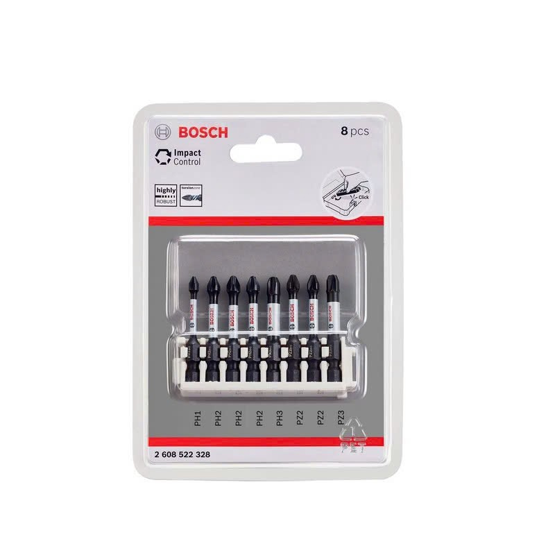 Bộ mũi vít đa năng 8 món dài 50mm Bosch 2608522328