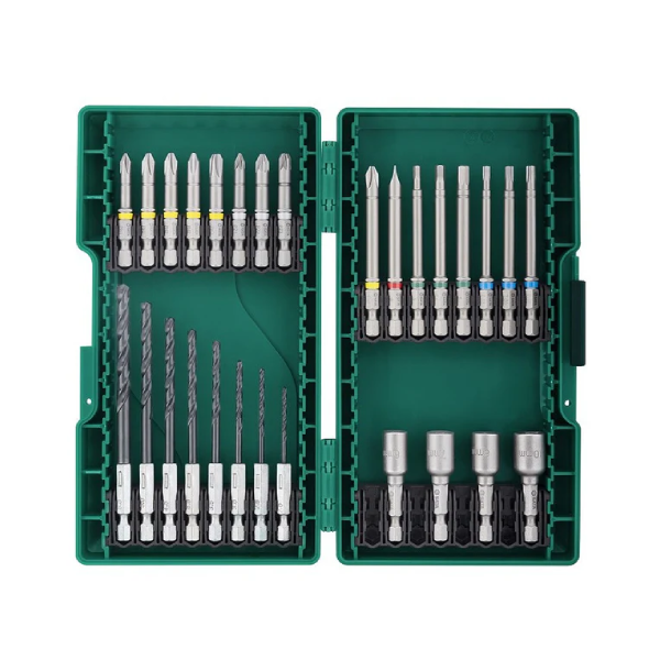 Bộ phụ kiện mũi & vít mũi khoan sắt 28 chi tiết SATA 09336