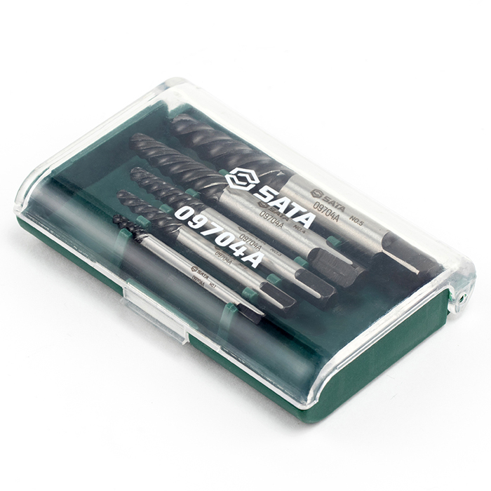 Alternative view of Bộ tarô nhổ ốc gãy 5 chi tiết Sata 09704A