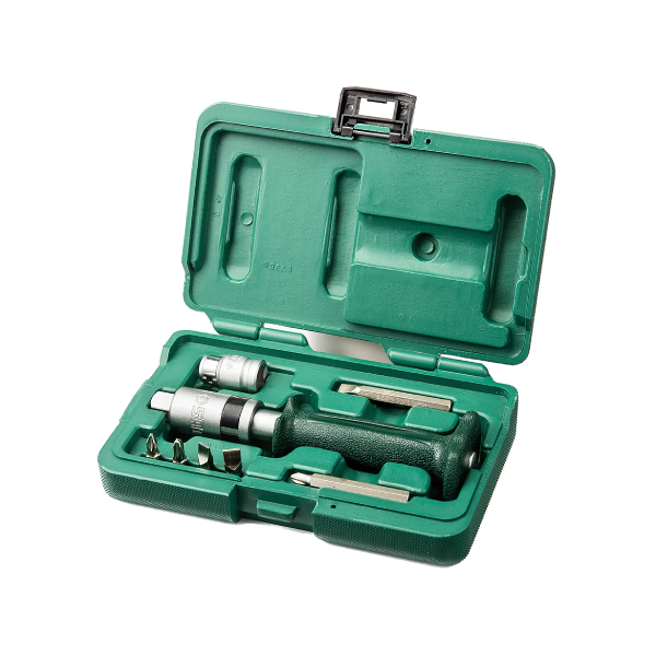 Bộ tua vít đóng đầu tuýp 8 chi tiết SATA 09603