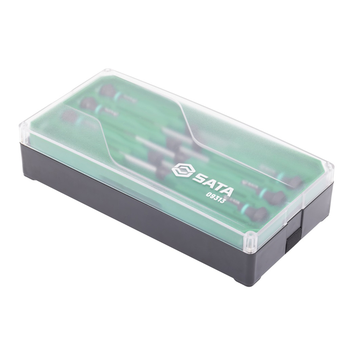 Alternative view of Bộ tuốc nơ vít sao cán dài 6 chi tiết Sata 09313