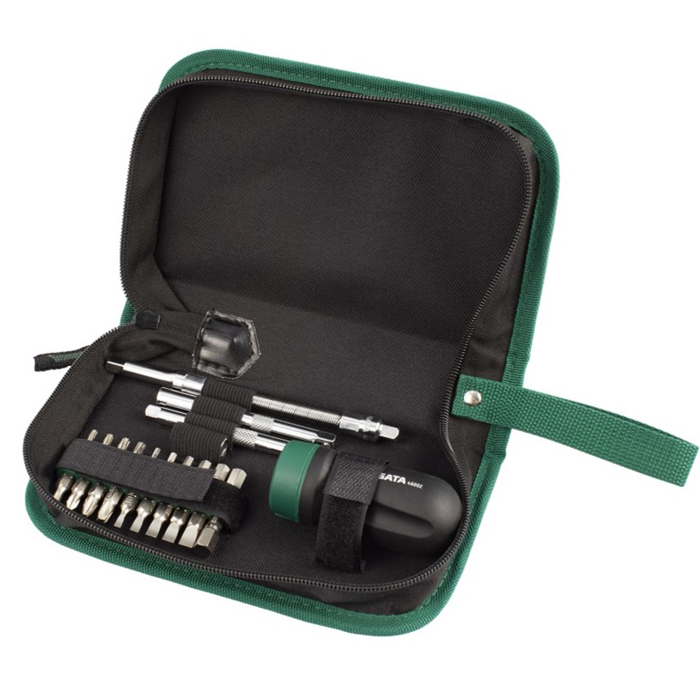 Bộ tuốt nơ vít cần tự động 25 chi tiết Sata 09342