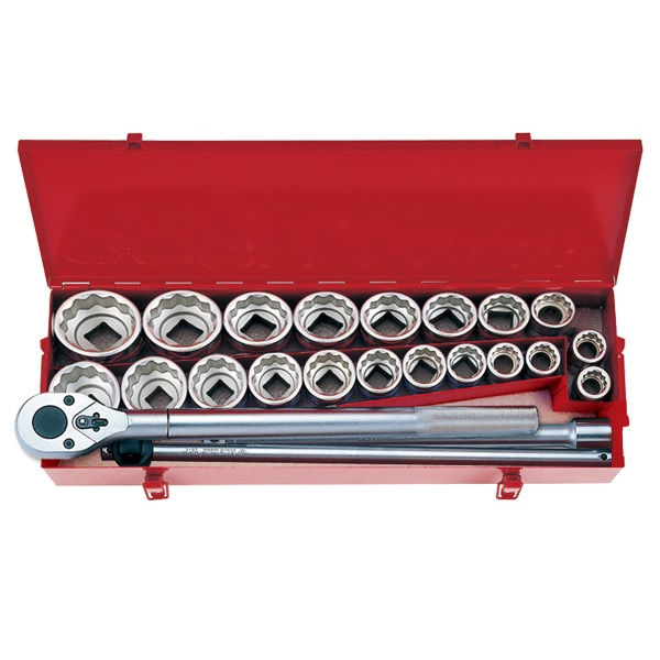 Bộ túy 24 món hệ inch và met 3/4" Kingtony 6224CR