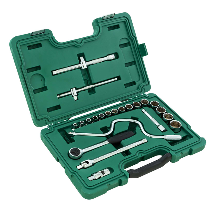 Alternative view of Bộ tuýp 1/2" 22 chi tiết hệ inch Sata 09088