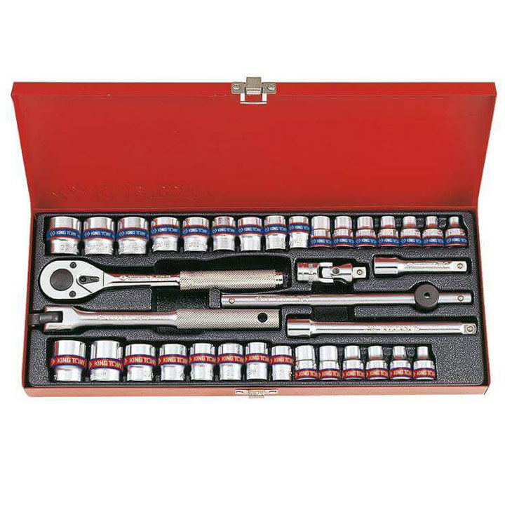 Bộ túyp 36 chi tiết hệ Inch & AMP KINGTONY 3036CR