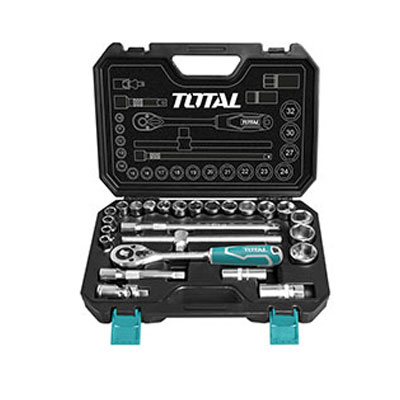 Bộ tuýp 44 chi tiết Total THT421441 1/2"