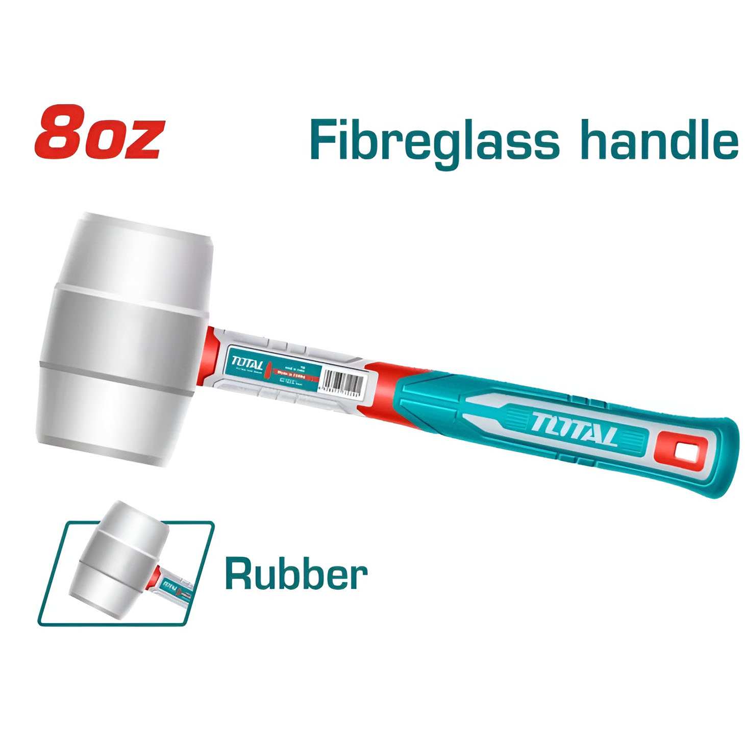 Búa cao su trắng 8oz/220g Total THRUH6908