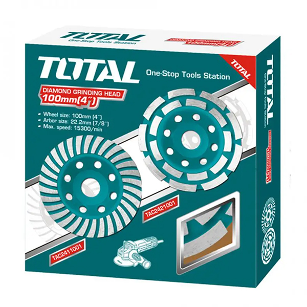 Chén mài đá bê tông Total TAC2411001 100mm