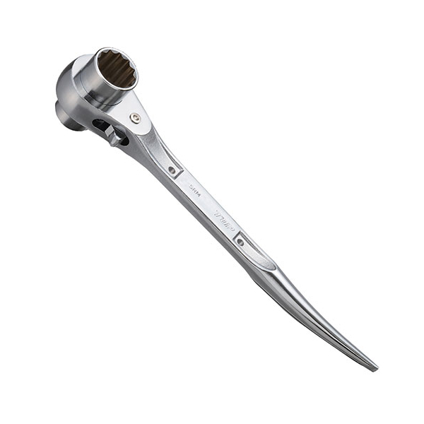 Cờ lê 2 đầu tuýp đuôi chuột cong không gỉ loại ngắn TOP Japan SRM-17X21S