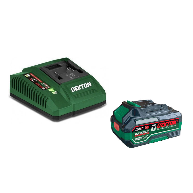 Combo 1 Pin 4.0Ah M21-B4015PLUS 1 Sạc nhanh 4A M21-S40PRO Dekton