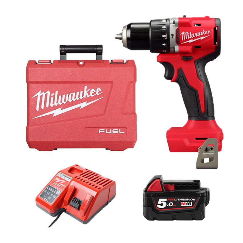 Combo Máy khoan pin M18 BLPDRC + Pin 18V/5.0Ah M18B5 + Sạc tiêu chuẩn M12-18C