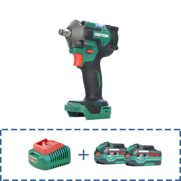 Combo Máy Vặn Bu Lông Dùng Pin Dekton M21-IW380NPC