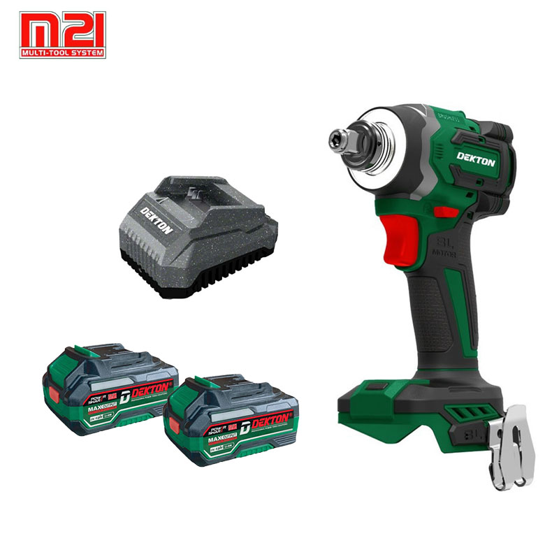 Combo máy vặn vít dùng pin 21V Dekton M21-CV250PLUS (2 Pin 4.0Ah & Sạc)