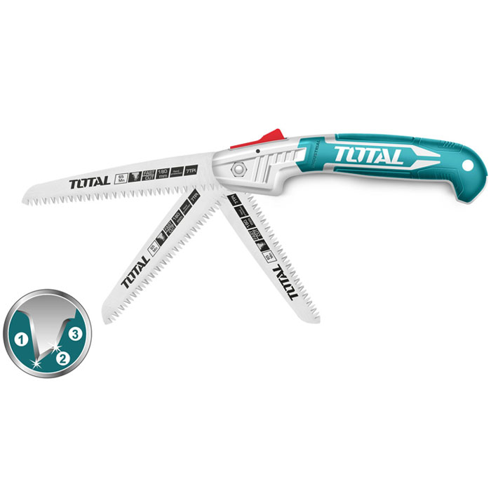 Cưa cầm tay dạng xếp Total THFSW18026 7"