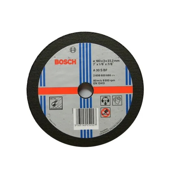 Đá cắt 180x3x22mm Bosch 2608600666