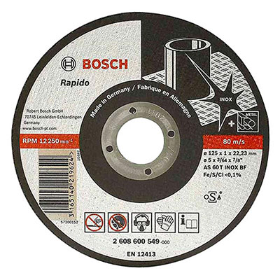 Đá cắt inox Bosch 2608600094 125x22.2x2.0