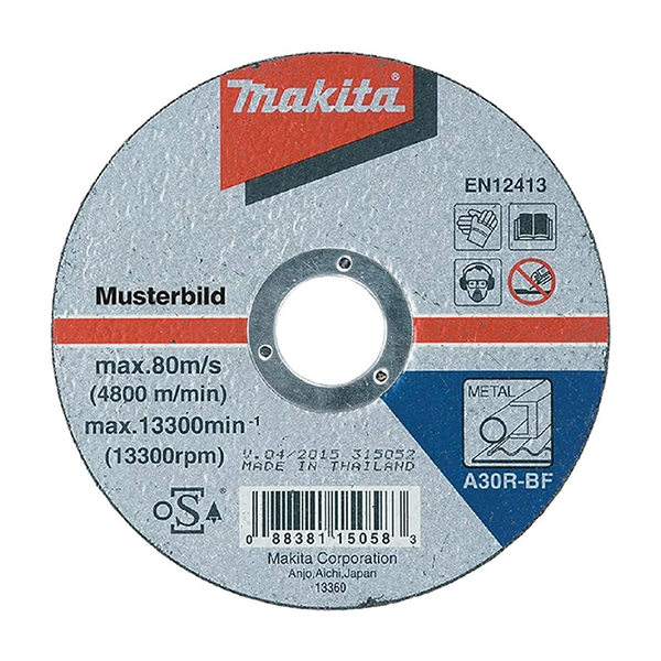 Đá cắt kim loại 180x2.5x22.23mm Makita A-85329
