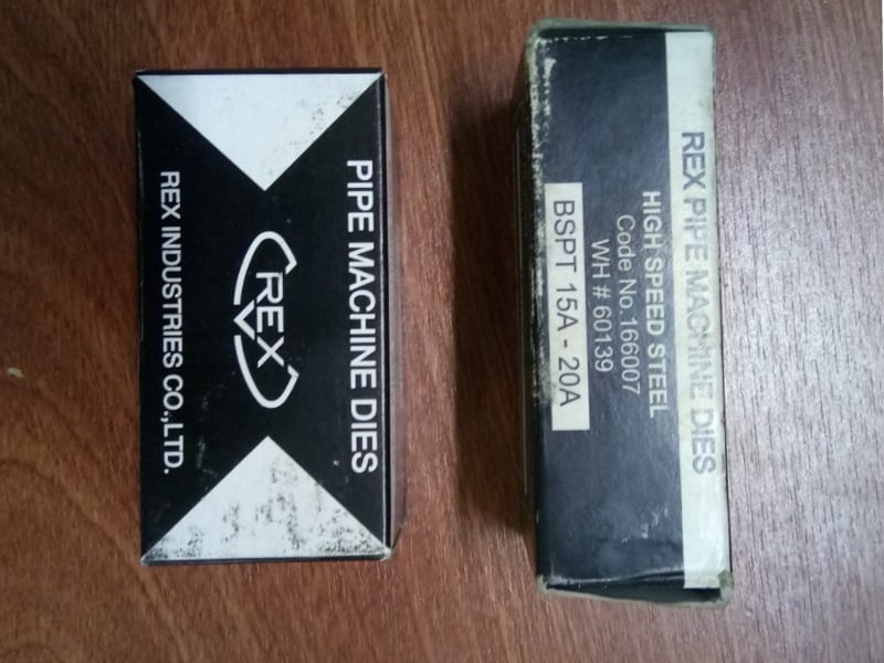 Dao Tiện Ren Ống Thép, Inox Rex 1/2''-3/4''