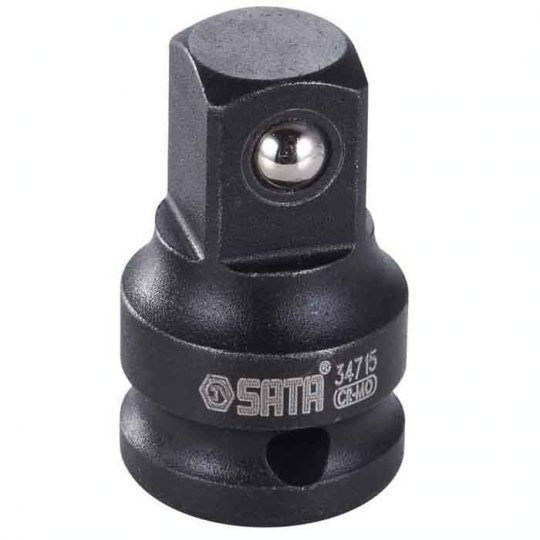 Đầu chuyển đen 3/8"-1/2" Sata 34715