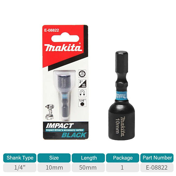 Đầu tuýp vặn ốc Impact Black 10mm Makita E-08822 (10mm)