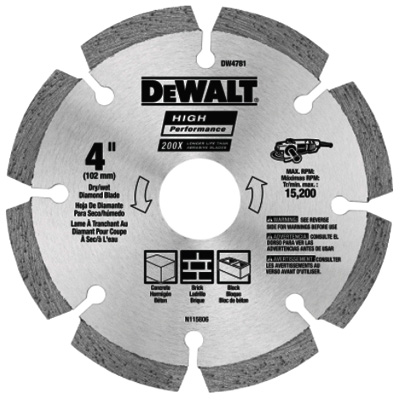 Đĩa cắt gạch 105mm DeWalt DW4781-B1