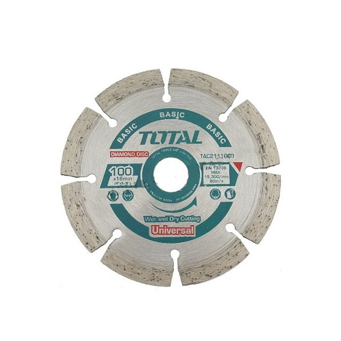 Đĩa cắt gạch khô có phủ hợp kim nhân tạo Total TAC2111003-1 100x20mm