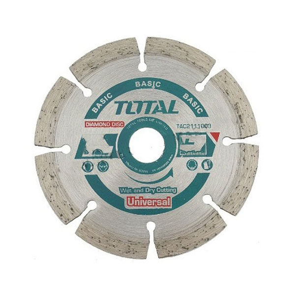 Đĩa cắt gạch khô có phủ hợp kim nhân tạo Total TAC2111153 115x22mm