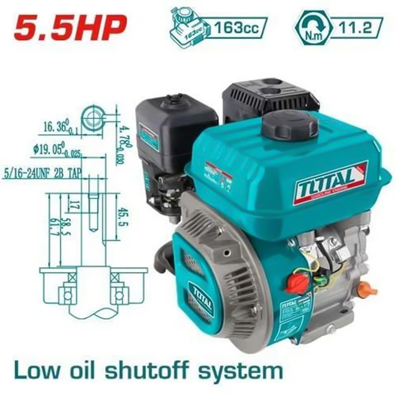 Động cơ 4 thì 5.5HP Total TGEN1681