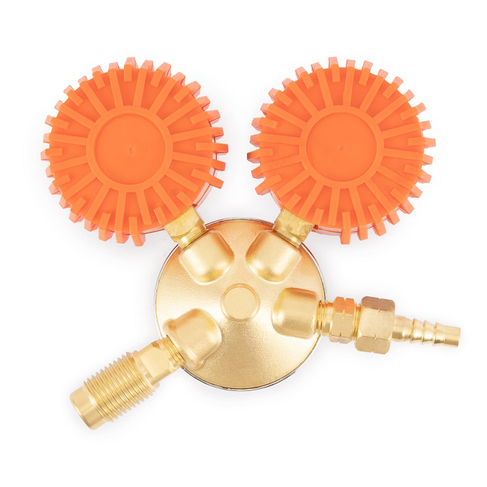 Alternative view of Đồng hồ điều áp khí Acetylen ren ngoài SATA 31332