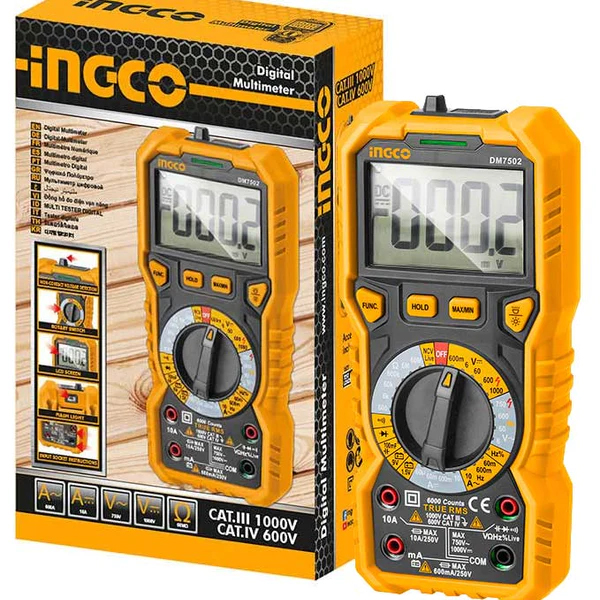 Đồng hồ vạn năng kỹ thuật số Ingco DM7502