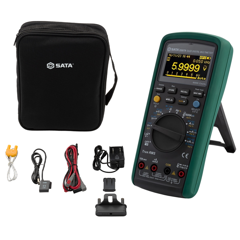 Đồng hồ vạn năng thông minh Sata 03079 (CAT IV 600V CAT III 1000V)