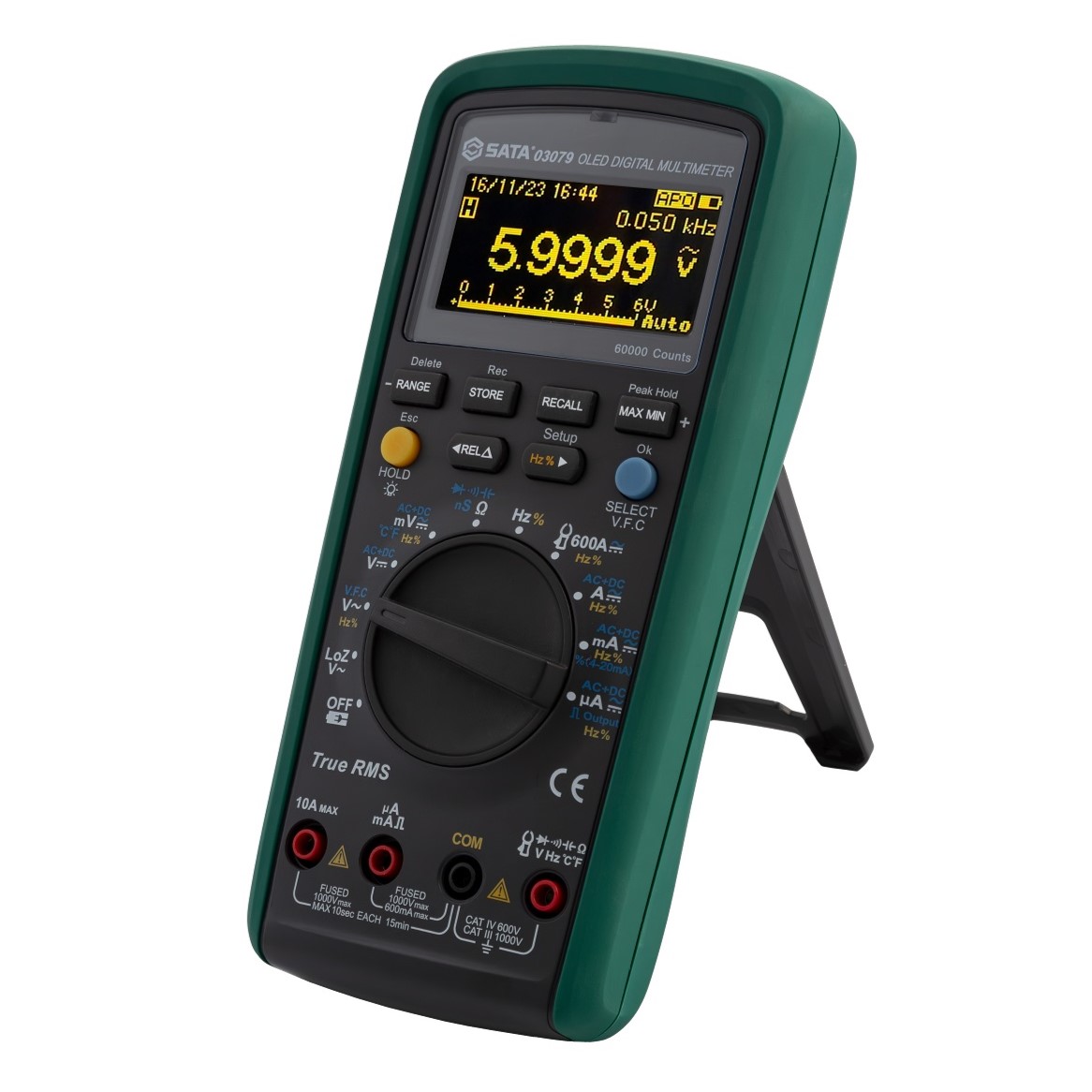 Alternative view of Đồng hồ vạn năng thông minh Sata 03079 (CAT IV 600V CAT III 1000V)