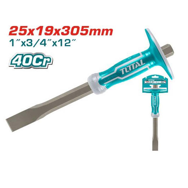Đục sắt dẹp 25x305mm Total THT4411219