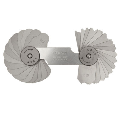 Dưỡng đo bán kính 16 lá Mitutoyo 186-102 0.5mm