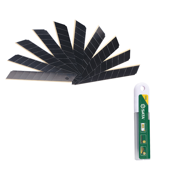 Hộp 10 lưỡi dao rọc giấy SATA 93616 18x100mm