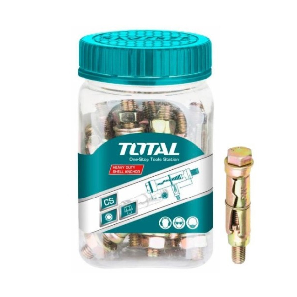 Hộp 12 cái bu lông nở sắt M8x75mm Total WJHA0807521