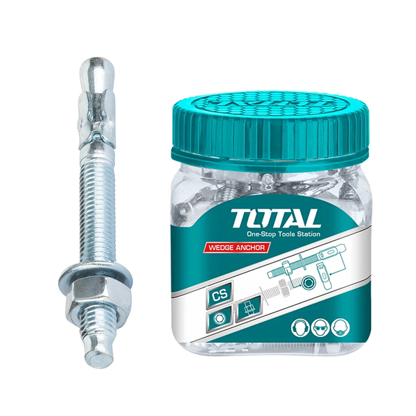 Hộp 15 cái bu lông nở 3 cánh M8x80mm Total WJWA0808011