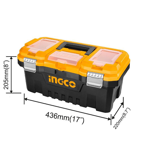 Hộp đựng đồ nghề khóa kim loại 17” INGCO PBX1702