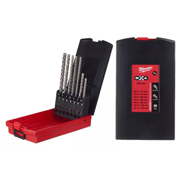 Hộp mũi khoan bê tông chuôi SDS Plus Milwaukee 4932478626