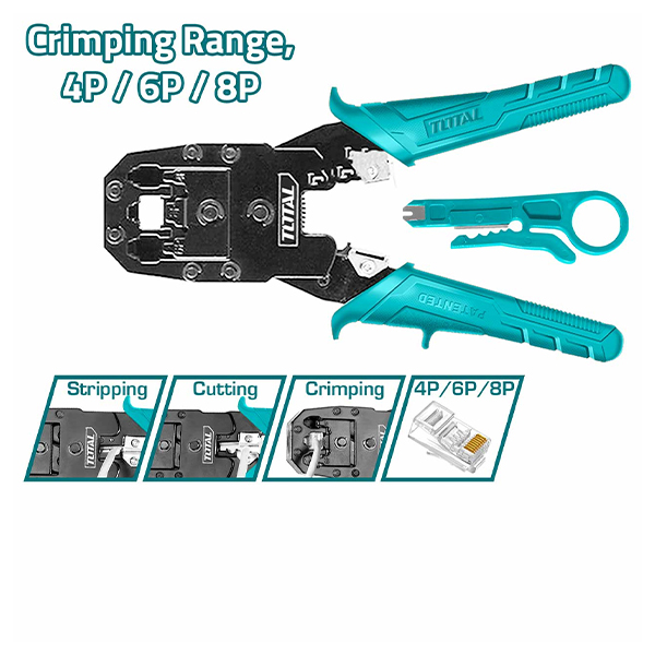 Kềm bấm cos viễn thông Total TMPC4468P