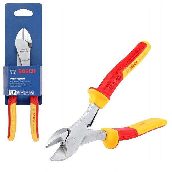 Kềm cắt chéo cách điện VDE 200mm Bosch 1600A02NE2