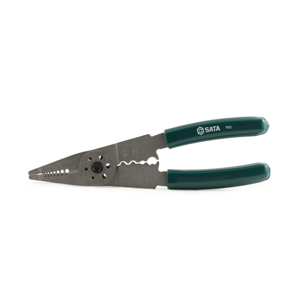 Kềm cắt, tuốt dây điện 8" Sata 97521
