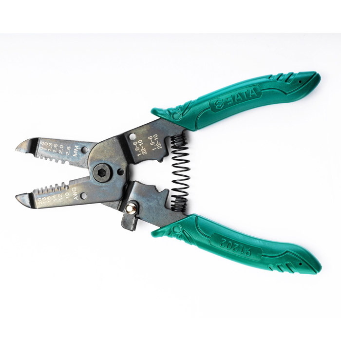 Kềm cắt tuốt dây Sata 91202 7''