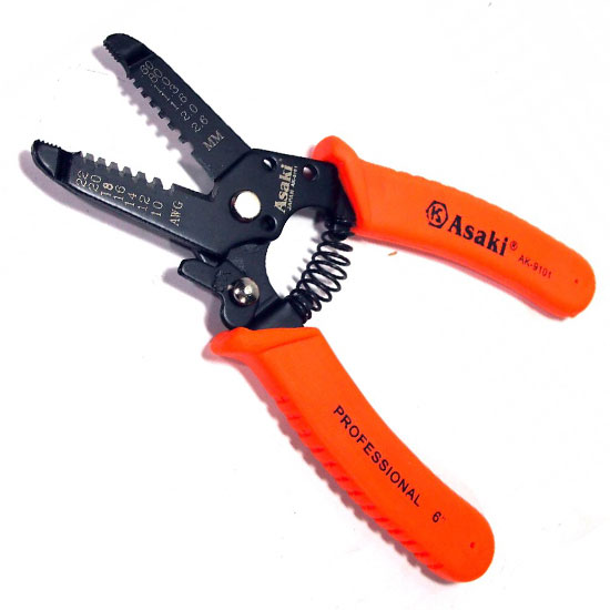 Kềm tuốt dây điện Asaki AK-9101