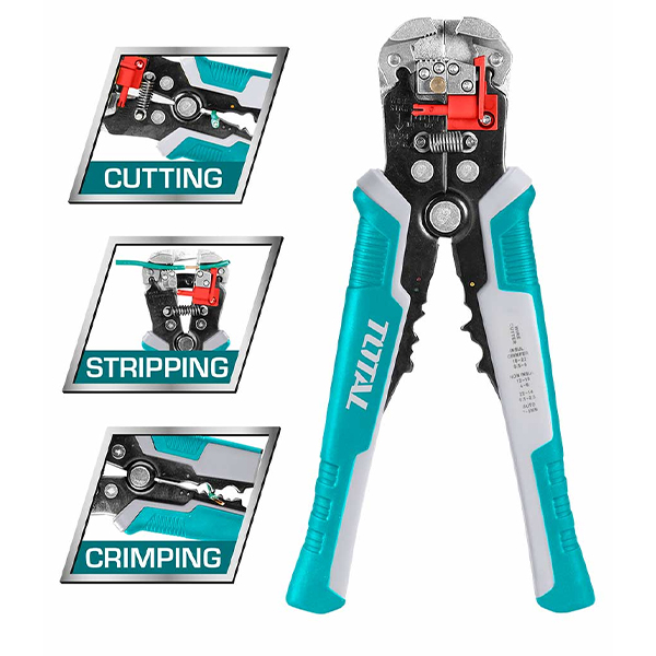 Kềm tuốt dây điện tự động Total THT15246
