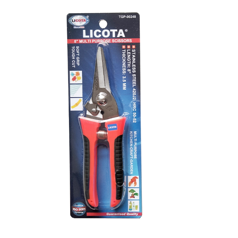 Kéo cắt bấm lưỡi thẳng Licota TGP-00248 (8 Inch)
